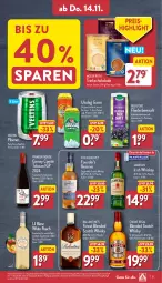 Gazetka promocyjna Aldi Nord - Von Montag - Gazetka - ważna od 16.11 do 16.11.2024 - strona 35 - produkty: ball, blended scotch, blended scotch whisky, cocktail, comté, eis, elle, flasche, flieder, gin, holunder, irish whiskey, jameson, mac, moser, Moser Roth, pfirsich, pils, pilsener, regal, reis, rotwein, rouge, saft, schoko, schokolade, scotch, scotch whisky, single malt, teller, Ti, veltins, veltins pilsener, wein, whiskey, whisky, ZTE, zucker