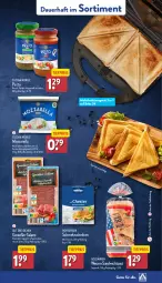 Gazetka promocyjna Aldi Nord - Von Montag - Gazetka - ważna od 16.11 do 16.11.2024 - strona 39 - produkty: auer, aus der tiefkühlung, beutel, burger, cin, eis, LG, mozzarella, pesto, reis, rel, salami, sandwich, Ti, tiefpreis, toast