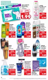 Gazetka promocyjna Kaufland - Gazetka - ważna od 28.09 do 28.09.2022 - strona 26 - produkty: angebot, bio, body, body milk, bübchen, bürste, butter, cosmea, creme, cremeseife, deo, deo roll-on, duschgel, fructis, garnier, Haarschmuck, handcreme, Kinder, küche, Küchen, küchentücher, lavera, neutrogena, rexona, roll-on, Roller, rwe, Schmuck, Seife, shampoo, shampoo oder spülung, Sheabutter, slip, slipeinlagen, spülung, Ti, Trockenshampoo, tücher, Wild, ZTE