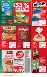 Gazetka promocyjna Kaufland - Gazetka - ważna od 28.09 do 28.09.2022 - strona 3 - produkty: angebot, angebote, bellacrema, beutel, bohne, bohnen, braten, Brei, brot, coupon, eis, gin, kaffee, Käse, kellogg's, knoblauch, knorr, kräuter, kräuterlikör, likör, mac, melitta, milch, müsli, oder kräuter, original wagner, paprika, pfeffer, pizza, reifen, röstkaffee, salakis, schafskäse, sesam, spreewälder, Ti, tisch, wagner, weizenmischbrot