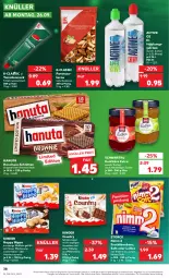 Gazetka promocyjna Kaufland - Gazetka - ważna od 28.09 do 28.09.2022 - strona 38 - produkty: angebot, bonbons, brownie, cerealien, creme, eis, erfrischungsgetränk, frucht, getränk, gin, hanuta, haselnuss, Haselnusscreme, hipp, kakao, Kinder, kinder country, konfitüre, konfitüre extra, milch, natur, Nimm 2, nuss, Paranusskerne, riegel, schnitten, schoko, schokoriegel, Schwartau, storck, Ti, tomate, tomaten, tomatenmark, vita, Vitamine, waffeln, ZTE, zucker