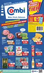 Gazetka promocyjna Combi - Prospekte - Gazetka - ważna od 08.10 do 08.10.2022 - strona 1 - produkty: almighur, almighurt, Becher, bier, coupon, coupons, ehrmann, ehrmann almighurt, eis, elle, erde, flasche, fleisch, gewürz, gouda, gouda jung, gutschein, gutscheine, hackfleisch, Havana Club, Hefe, holländischer schnittkäse, jacobs, jacobs krönung, Käse, küche, Küchen, lebensmittel, Mett, Paula, paulaner, pringles, reis, ring, rügenwalder, Schal, Schale, schinken, Schinkenspicker, schnittkäse, schwein, schweine, schweinemett, sofortrabatt, tafeltrauben, Tchibo, Ti, trauben, wein, weine, ZTE