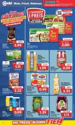 Gazetka promocyjna Combi - Prospekte - Gazetka - ważna od 08.10 do 08.10.2022 - strona 12 - produkty: angebot, angebote, blume, blumen, blumenöl, Dr. Oetker, eintöpfe, eis, erde, flasche, gewürz, Gewürzgurke, gewürzgurken, gin, gurke, gurken, Hausmacher, knorr, kölln, Kühne, mac, müsli, Nescafé, nudel, nudeln, paprika, reis, rotkohl, sauce, sonnenblume, sonnenblumen, sonnenblumenöl, Soße, suppe, suppen, Ti, vita, vitalis, vitalis müsli, ZTE