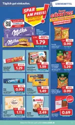 Gazetka promocyjna Combi - Prospekte - Gazetka - ważna od 08.10 do 08.10.2022 - strona 13 - produkty: beutel, biscoff, chips, eis, erdnuss, flippies, Funny Frisch, hanuta, keks, lebensmittel, milka, milka schokolade, nuss, nutella, oreo, reis, riegel, salz, Salzstange, Salzstangen, saro, sarotti, schoko, schokolade, Ti, ZTE