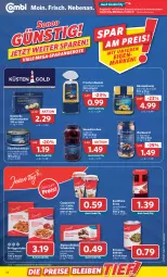 Gazetka promocyjna Combi - Prospekte - Gazetka - ważna od 08.10 do 08.10.2022 - strona 14 - produkty: ACC, angebot, angebote, auer, Becher, beutel, blume, blumen, blumenöl, bockwurst, bohne, bohnen, butter, Cap, cappuccino, chia, cin, eis, fertiggericht, fertiggerichte, fisch, frischei-nudeln, honig, kirsch, kirsche, kirschen, konfitüre, konfitüre extra, latte, latte macchiato, mac, macchiato, markenbutter, milch, natur, nudel, nudeln, reis, sauerkirschen, schoko, schokolade, sonnenblume, sonnenblumen, sonnenblumenöl, thunfisch, Ti, vollmilch, wurst, ZTE