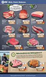 Gazetka promocyjna Combi - Prospekte - Gazetka - ważna od 08.10 do 08.10.2022 - strona 4 - produkty: beef, braten, curry, eis, Elan, filet, fleisch, geschnetzeltes, Hähnchenfleisch, hähnchenflügel, lamm, mab, nero, oder rumpsteak, Ria, rind, rinder, Rinderroulade, roastbeef, rollbraten, rouladen, rum, rumpsteak, schinken, schwein, schweine, Schweineroulade, Speck, steak, suppe, suppen, suppenfleisch, Ti, Tiere, wein, weine, Zelt