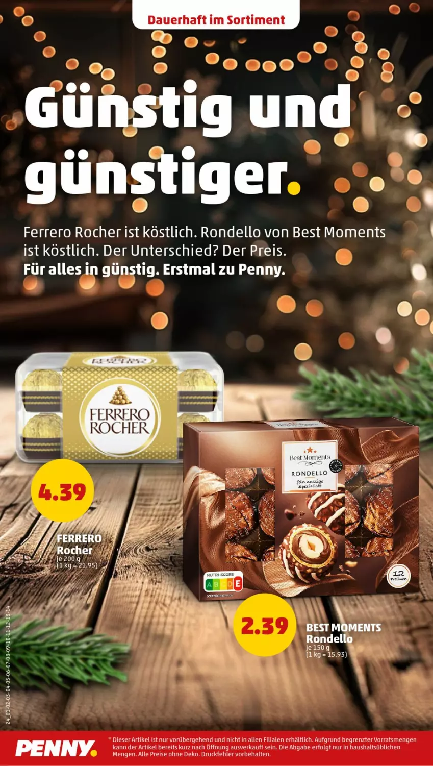 Aktueller Prospekt Penny - Prospekte - von 23.12 bis 28.12.2024 - strona 24 - produkty: auer, dell, eis, ferrero, Ferrero Rocher, LG, reis, Rondell, Ti, ZTE