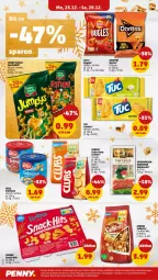 Gazetka promocyjna Penny - Prospekte - Gazetka - ważna od 28.12 do 28.12.2024 - strona 14 - produkty: bugles, cocktail, cracker, Doritos, eier, erdnüsse, funny-frisch, gin, lay's, lorenz, marzipan, nacho, saltletts, sesam, snack, Spezi, Ti, tuc