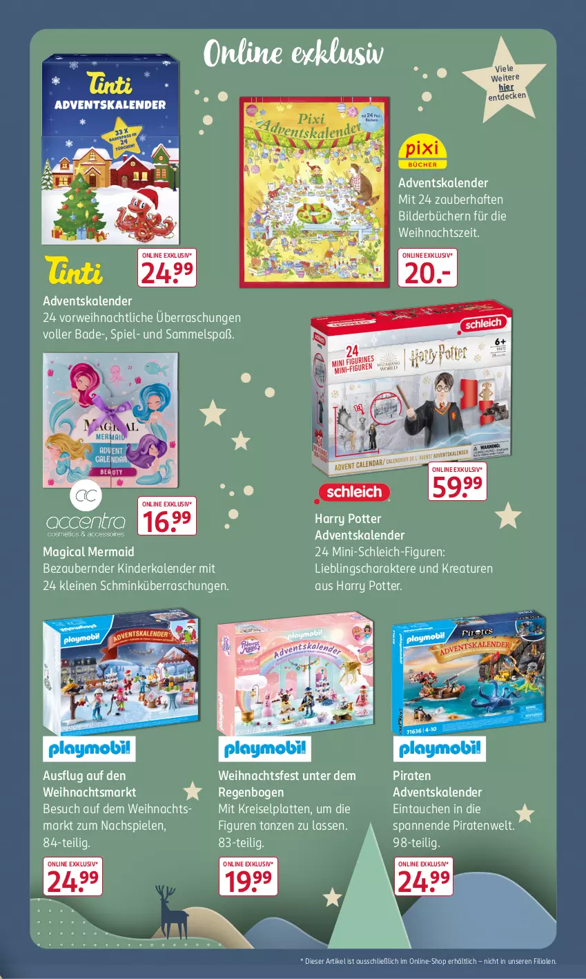 Aktueller Prospekt Rossmann - Prospekte - von 16.09 bis 13.10.2024 - strona 9 - produkty: Adventskalender, Bad, decke, eis, Kinder, latte, leine, reis, rwe, Schleich, Spiele, Ti