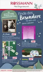 Gazetka promocyjna Rossmann - Prospekte - Gazetka - ważna od 13.10 do 13.10.2024 - strona 1 - produkty: Adventskalender, angebot, angebote, bio, decke, eier, eis, ente, Finish, gin, kosmetik, LG, ndk, reis, Ti, tisch, versandkostenfrei, wedel