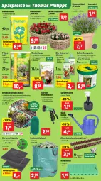 Gazetka promocyjna Thomas Philipps - Gazetka - ważna od 20.06 do 20.06.2026 - strona 4 - produkty: bio, blume, blumen, blumenerde, brause, Brei, dünger, eis, elle, erde, flasche, Garten, Gartenpflanze, Gießkanne, handbrause, kissen, Kniekissen, Komposter, korb, küche, Küchen, latte, lavendel, pflanze, pflanzen, pflanzerde, Rauch, reis, rind, rinder, sac, schlauch, sprühflasche, Ti, topf, vorteilspreis, wasser