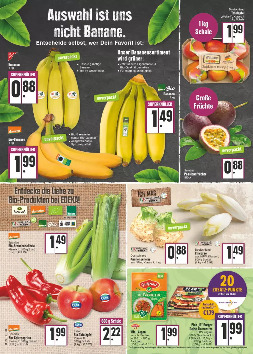 Aktueller Prospekt E Center - Angebote der Woche - von 14.03 bis 19.03.2022 - strona 4 - produkty: ambia, banane, bananen, beutel, bio, elle, mac, paprika, Schal, Schale, spitzenqualität, Spitzpaprika, stauden, tafeläpfel, Ti