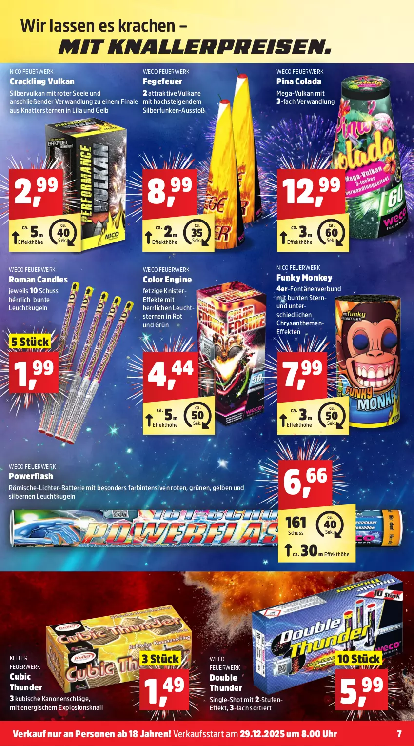 Aktueller Prospekt Thomas Philipps - von 29.12.2026 bis 03.01.2027 - strona 7 - produkty: batterie, chrysanthemen, cola, eis, elle, gin, Kanonenschläge, knallerpreis, Kugel, reis, rwe, Ti, uhr