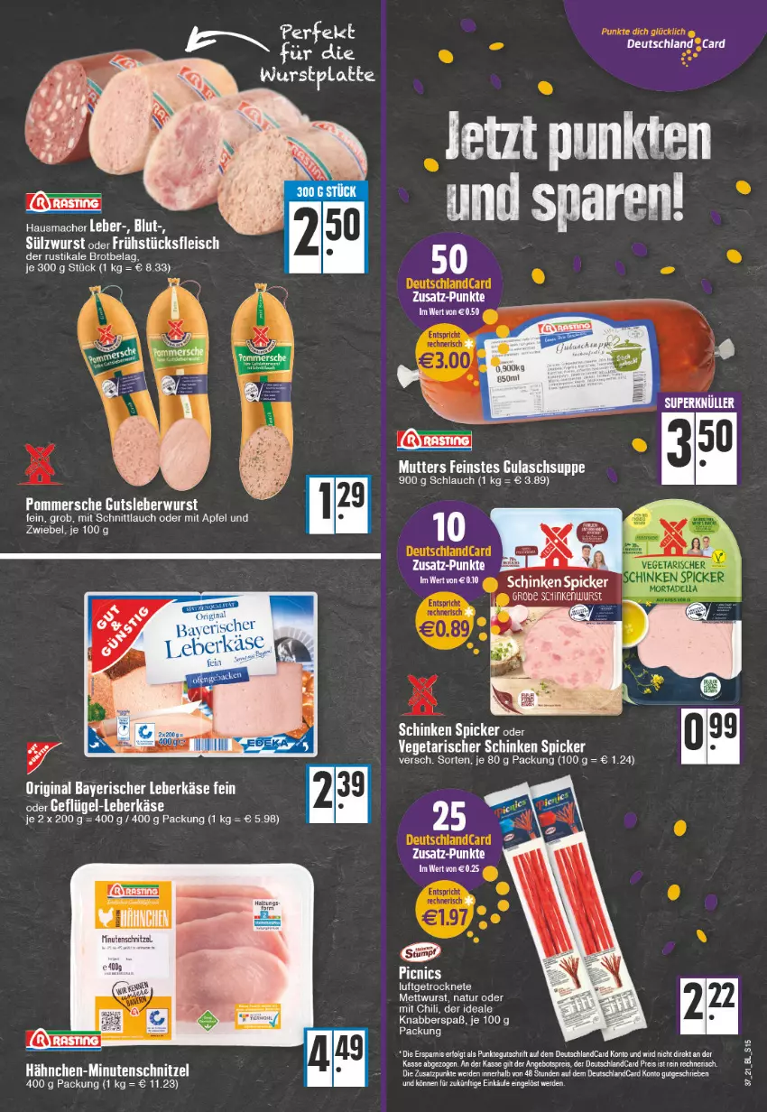 Aktueller Prospekt Edeka - Angebote der Woche - von 13.09 bis 18.09.2021 - strona 15