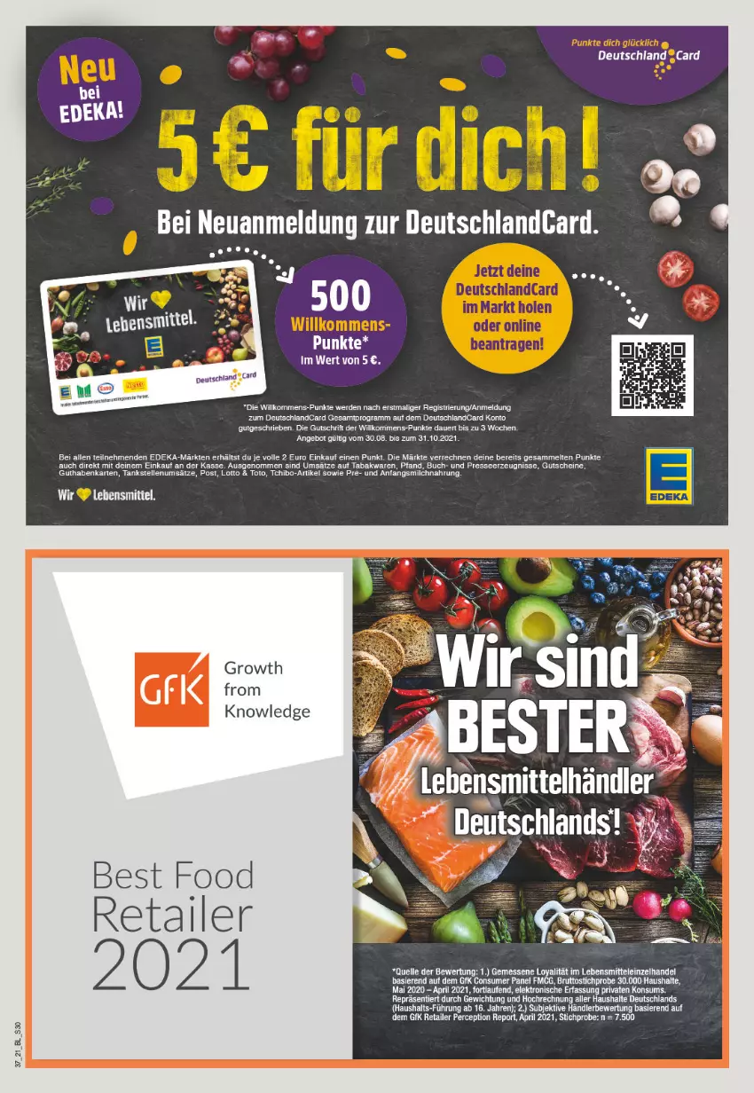 Aktueller Prospekt Edeka - Angebote der Woche - von 13.09 bis 18.09.2021 - strona 30