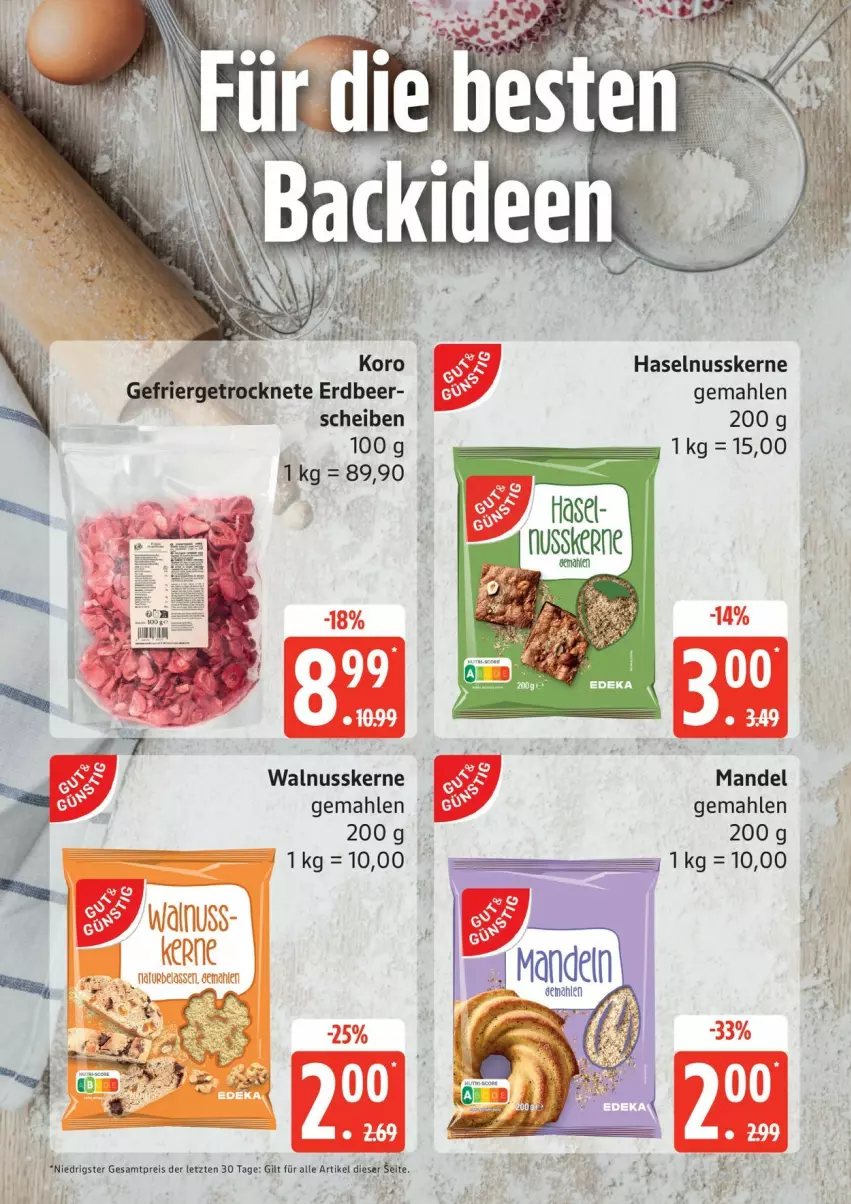 Aktueller Prospekt Edeka - Prospekte - von 20.04 bis 25.04.2026 - strona 17 - produkty: haselnuss, mandel, nuss, Ti, walnuss, walnusskerne