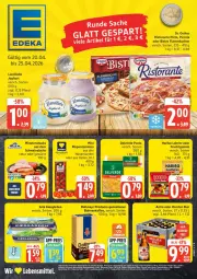 Gazetka promocyjna Edeka - Prospekte - Gazetka - ważna od 25.04 do 25.04.2026 - strona 1 - produkty: arla, Astra, bier, bohne, bohnen, bohnenkaffee, cola, dallmayr, dallmayr prodomo, deka, Dr. Oetker, erde, frucht, fruchtgummi, gewürz, haribo, holsten, joghur, joghurt, kaffee, lachs, Lakritz, lamm, landliebe, landliebe joghurt, minutensteaks, natur, pasta, pizza, prodomo, rispentomaten, ristorante, ristorante pizza, schwein, schweine, Schweinelachs, steak, steaks, Ti, tomate, tomaten, wein, weine