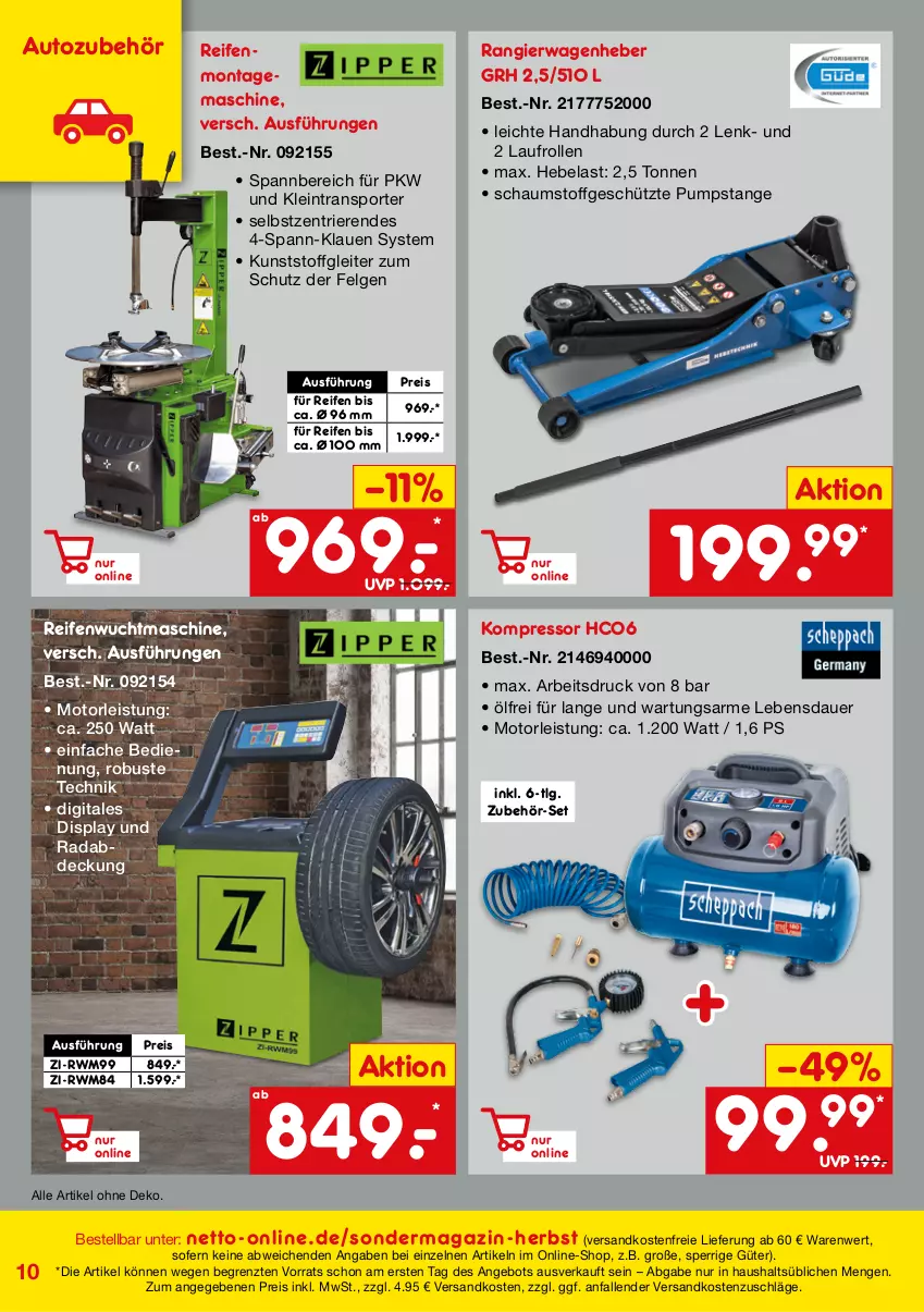 Aktueller Prospekt Netto Marken-Discount - Online-SondermagazinHerbst - von 02.09 bis 31.10.2021 - strona 10