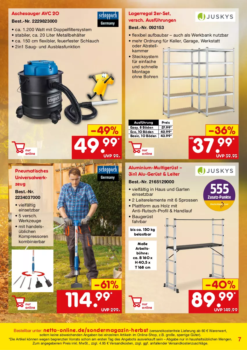 Aktueller Prospekt Netto Marken-Discount - Online-SondermagazinHerbst - von 02.09 bis 31.10.2021 - strona 7