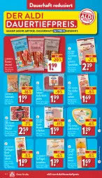 Gazetka promocyjna Aldi Nord - Von Montag - Gazetka - ważna od 02.12 do 02.12.2023 - strona 10 - produkty: aldi, auer, aufschnitt, aus der tiefkühlung, Becher, brustfilet, dauertiefpreis, eis, filet, fleisch, Geflügel, hinterschinken, Kamin, Kaminwurz, latte, leberwurst, Mett, reis, rind, salami, schinken, Spezi, Ti, tiefpreis, würfel, wurst