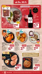 Gazetka promocyjna Aldi Nord - Von Montag - Gazetka - ważna od 02.12 do 02.12.2023 - strona 26 - produkty: apfel, asti, braten, butter, eis, Elan, flasche, geback, gewürz, gin, grill, hüftsteak, hüftsteaks, kräuter, kräuterbutter, lamm, marinade, nuss, Ofen, pflaume, pflaumen, Plunder, reis, rind, rotwein, Schal, Schale, steak, steaks, tafelspitz, Ti, tiefpreis, tisch, weihnachten, wein, ZTE, zucker