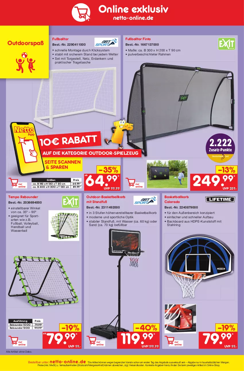 Aktueller Prospekt Netto Marken-Discount - Filial-Angebote - von 27.03 bis 01.04.2023 - strona 42 - produkty: angebot, ball, Bau, eis, elle, Fußball, korb, Mode, ndk, reis, ring, spielzeug, Sport, Tasche, Tempo, Ti, tisch, tragetasche, wasser, Wasserball, ZTE