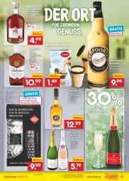 Gazetka promocyjna Netto Marken-Discount - Filial-Angebote - Gazetka - ważna od 01.04 do 01.04.2023 - strona 13 - produkty: angebot, ball, Becher, bestpreis, Birnen, blended scotch, blended scotch whisky, brut, champagne, champagner, crémant de loire, dessert, eier, eierlikör, eis, haselnuss, licor, licor 43, likör, nuss, pfirsich, reis, scotch, scotch whisky, Three Sixty, Ti, verpoorten, vodka, wein, whisky, ZTE