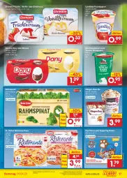 Gazetka promocyjna Netto Marken-Discount - Filial-Angebote - Gazetka - ważna od 01.04 do 01.04.2023 - strona 17 - produkty: angebot, bestpreis, danone, Dany, Dr. Oetker, ehrmann, eis, frucht, früchte, fruchtjoghurt, Grießtraum, häagen-dazs, joghur, joghurt, landliebe, mousse, Paw Patrol, Peppa Pig, pizza, reis, ristorante, ristorante pizza, schlagrahm, spinat, stieleis, Ti, vanille, ZTE