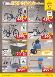 Gazetka promocyjna Netto Marken-Discount - Filial-Angebote - Gazetka - ważna od 01.04 do 01.04.2023 - strona 23 - produkty: akku, angebot, decke, E-Bike, eis, ente, Filterbälle, HP, Kette, Kinder, Kinderspiel, Mountainbike, pool, Reinigung, reis, Ria, sandfilteranlage, Schal, Schaukel, scooter, shimano, telefon, Ti, Trampolin, Whirlpool, ZTE