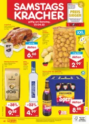Gazetka promocyjna Netto Marken-Discount - Filial-Angebote - Gazetka - ważna od 01.04 do 01.04.2023 - strona 40 - produkty: angebot, angebote, bestpreis, bohne, bohnen, dallmayr, discount, eis, ente, fleisch, Holz, kaffee, kaffeebohnen, kartoffel, kartoffeln, kracher, küche, Küchen, marken-discount, ndk, Paula, paulaner, premium vodka, reis, speisekartoffeln, Spezi, Ti, vodka, wurst, wurst in selbstbedienung, ZTE