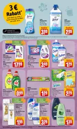 Gazetka promocyjna Rewe - Prospekte - Gazetka - ważna od 03.07 do 03.07.2022 - strona 20 - produkty: aktionspreis, alle artikel ohne dekoration, ariel, colorwaschmittel, dekoration, eis, fairy, frischhaltefolie, geschirr, geschirrspülmittel, lenor, lenor waschmittel, lenor weichspüler, melitta, pantene, pantene pro-v, Pods, pril, pro-v, reis, Ria, schauma, schauma shampoo, shampoo, Softlan, spülmittel, spülung, staubmagnet, swiffer, Ti, toppits, tuc, wäscheparfüm, waschmittel, weichspüler