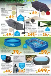 Gazetka promocyjna  - Gazetka - ważna od 24.08 do 24.08.2024 - strona 6 - produkty: adapter, ampelschirm, auto, Bank, Brille, edelstahl, eis, ente, family pool, Garten, gartenschlauch, gsw, HP, latte, lorenz, pool, quad, reis, Ria, Schal, schlauch, schutzhülle, schwamm, sonnenschirm, sonnensegel, Taucherbrille, Ti, tisch, uv-schutz, wasser, Whirlpool, ZTE