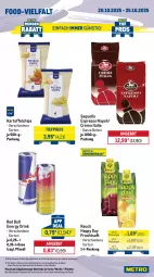 Gazetka promocyjna Metro - Wochen-Angebote Gastro - Gazetka - ważna od 25.10 do 25.10.2025 - strona 15 - produkty: angebot, bohne, chips, coupon, dressing, drink, eis, energy drink, espresso, flasche, frucht, fruchtsaft, getränk, getränke, Happy Day, hühner, Hühnersuppe, kartoffel, kartoffelchips, Kühne, maggi, mondamin, Palette, Rauch, red bull, reis, saft, salat, salatdressing, sauce, saucen, schlemmertöpfchen, suppe, Ti, tiefpreis, Töpfchen