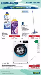 Gazetka promocyjna Metro - Wochen-Angebote Gastro - Gazetka - ważna od 25.10 do 25.10.2025 - strona 17 - produkty: angebot, auto, bier, Blüte, bourbon, Brei, brut, eis, elle, flasche, früchte, früchten, getränk, getränke, Gorbatschow, grapefruit, HP, jim beam, lenor, lenor weichspüler, Metro, metro gastro, Palette, perla, puma, Reinigung, reis, spumante, teller, Ti, valdo, weichspüler, whisky, wodka