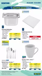 Gazetka promocyjna Metro - Wochen-Angebote Gastro - Gazetka - ważna od 25.10 do 25.10.2025 - strona 19 - produkty: ACC, angebot, auer, backofen, Behälter, besteck, edelstahl, eis, elle, geschirr, kaffee, küche, Küchen, küchenmaschine, Löffel, Metro, metro gastro, Ofen, reis, rwe, saft, Schneebesen, schneidebrett, schüssel, spülmaschinen, teller, Ti, Wella, werkzeug, werkzeuge