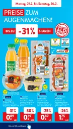 Gazetka promocyjna AldiSud - ALDI Aktuell - Gazetka - ważna od 26.02 do 26.02.2022 - strona 8 - produkty: aldi, antipasti, apfel, asti, creme, dell, eier, eiersalat, eis, elle, feinkost, feta, flasche, fleisch, fleischsalat, frikadellen, grana, granatapfel, honig, kirsch, lyoner, mac, olive, paprika, pfeffer, Rana, reis, salat, senf, Ti, tomate, Yo