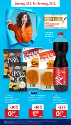 Gazetka promocyjna AldiSud - ALDI Aktuell - Gazetka - ważna od 26.02 do 26.02.2022 - strona 9 - produkty: aldi, alle artikel ohne dekoration, beef, burger, chips, cola, dekoration, discount, eis, elle, erfrischungsgetränk, flasche, getränk, lebensmittel, linsen, monitor, paprika, reis, snack, snacks, sour cream, Sun Snacks, Ti, ZTE