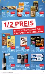 Gazetka promocyjna Kaufland - Prospekt - Gazetka - ważna od 18.10 do 18.10.2023 - strona 17 - produkty: angebot, angebote, aufstrich, baguette, balsam, butter, creme, dornfelder, drink, eis, energy drink, fleisch, frucht, fruchtaufstrich, früchte, früchten, gin, hafer, haferflocken, Kinder, kinder bueno, kölln, konfitüre, korn, kräuter, kräuterbutter, lack, landliebe, meggle, milch, müsli, nuii, oral-b, qualitätswein, qualitätsweine, reis, riegel, riesling, rotwein, sauce, saucen, schoko, schokoriegel, suppe, suppen, Ti, wein, weine, Wild, zahncreme