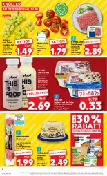 Gazetka promocyjna Kaufland - Prospekt - Gazetka - ważna od 18.10 do 18.10.2023 - strona 2 - produkty: angebot, ball, Becher, butter, eis, fleisch, frosta, hackfleisch, hackfleisch gemischt, joghur, joghurt, joghurt mit der ecke, LG, meersalz, Meersalzbutter, Mett, mettwurst, milch, Müller, purland, reis, rind, rispentomaten, salz, schwein, schwein und rind, tafeltrauben, Ti, tomate, tomaten, trauben, vita, Vitamine, wein, wurst, ZTE, zwiebel, zwiebelmettwurst