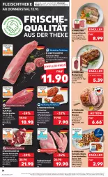 Gazetka promocyjna Kaufland - Prospekt - Gazetka - ważna od 18.10 do 18.10.2023 - strona 20 - produkty: angebot, braten, buch, eis, elle, entrecôte, filet, fleisch, geschnetzeltes, gyros, Holz, jungbullen, Kalbfleisch, kalbsschnitzel, kräuter, kräutern, küche, medaillons, Nackensteak, pfanne, pfannen, purland, rind, rinder, rinderbraten, rum, rumpsteak, saft, schnitzel, schwein, schweine, schweinefilet, schweinenacken, steak, suppe, suppen, suppenfleisch, Ti, wein, weine, Zelt, ZTE