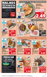 Gazetka promocyjna Kaufland - Prospekt - Gazetka - ważna od 18.10 do 18.10.2023 - strona 21 - produkty: aktionspreis, angebot, angebote, auer, Bau, Bauer, besteck, braten, bratwurst, burger, eis, elle, fleisch, fleisch in selbstbedienung, geschirr, gewürz, gin, hamburger, ilag, Klappbox, küche, Küchen, lachs, minutensteaks, nuss, original thüringer, purland, reis, rind, ring, rollbraten, rostbratwurst, schwamm, schwein, schweine, Schweinebauch, schweinebraten, Schweinelachs, schweinenacken, steak, steaks, teller, thüringer rostbratwurst, Ti, vom schweinenacken, wein, weine, wurst, zwiebel, zwiebeln