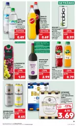 Gazetka promocyjna Kaufland - Prospekt - Gazetka - ważna od 18.10 do 18.10.2023 - strona 31 - produkty: alkohol, Alwa, angebot, angebote, bitburger, Blüte, burger, cola, direktsaft, frucht, früchte, getränk, getränke, holunder, holunderblüte, Holz, ingwer, krombache, krombacher, krombacher pils, limo, limonade, mac, mango, mineralwasser, mit frucht, oder radler, orange, orangen, pils, radler, rwe, saft, schorle, sinalco, Ti, trauben, Traubensaft, vita, Vitamine, volvic, wasser, wein