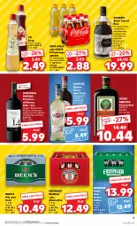 Gazetka promocyjna Kaufland - Prospekt - Gazetka - ważna od 18.10 do 18.10.2023 - strona 5 - produkty: alkohol, angebot, angebote, aperitif, beck's, bier, coca-cola, cola, eis, elle, erdinger, erfrischungsgetränk, fanta, Germ, getränk, gewürz, grill, jägermeister, kirsch, kirsche, kraft, kräuter, kräuterlikör, lack, LG, likör, mac, martini, Meister, natur, pflaume, pils, pizza, primitivo, radler, rotwein, rum, sirup, steak, steaks, Ti, wein, Yo