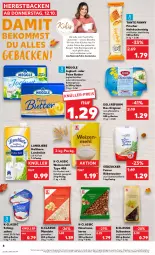 Gazetka promocyjna Kaufland - Prospekt - Gazetka - ważna od 18.10 do 18.10.2023 - strona 8 - produkty: angebot, Becher, beko, beutel, butter, decke, deli reform, eis, ente, geback, gin, haselnuss, Hefe, joghur, joghurt, kuchen, landliebe, landmilch, mandel, mandeln, margarine, meggle, mehl, milch, nuss, rezept, sahne, schlagsahne, stube, südzucker, tante fanny, Ti, type 405, weizenmehl, ZTE, zucker