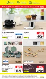 Gazetka promocyjna Lidl - Wochen-Highlights im Onlineshop - Gazetka - ważna od 02.10 do 02.10.2022 - strona 5 - produkty: angebot, angebote, auer, besteck, Cap, cappuccino, cin, eis, elle, ernesto, gabel, gutschein, gutscheine, kaffee, Kaffeetassen, korb, kuchen, latte, LG, Löffel, messer, mikrowelle, milch, Milchkaffeetassen, ndk, reis, Ria, spülmaschinen, tasse, tee, Ti, torte, ZTE