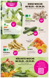 Gazetka promocyjna Denns Biomarkt - Prospekte - Gazetka - ważna od 31.01 do 31.01.2023 - strona 2 - produkty: angebot, angebote, asti, eis, elle, kohlrabi, kräuter, Kräuterseitlinge, obst, orange, orangen, reis, Ti, vorteilspreis, zucchini