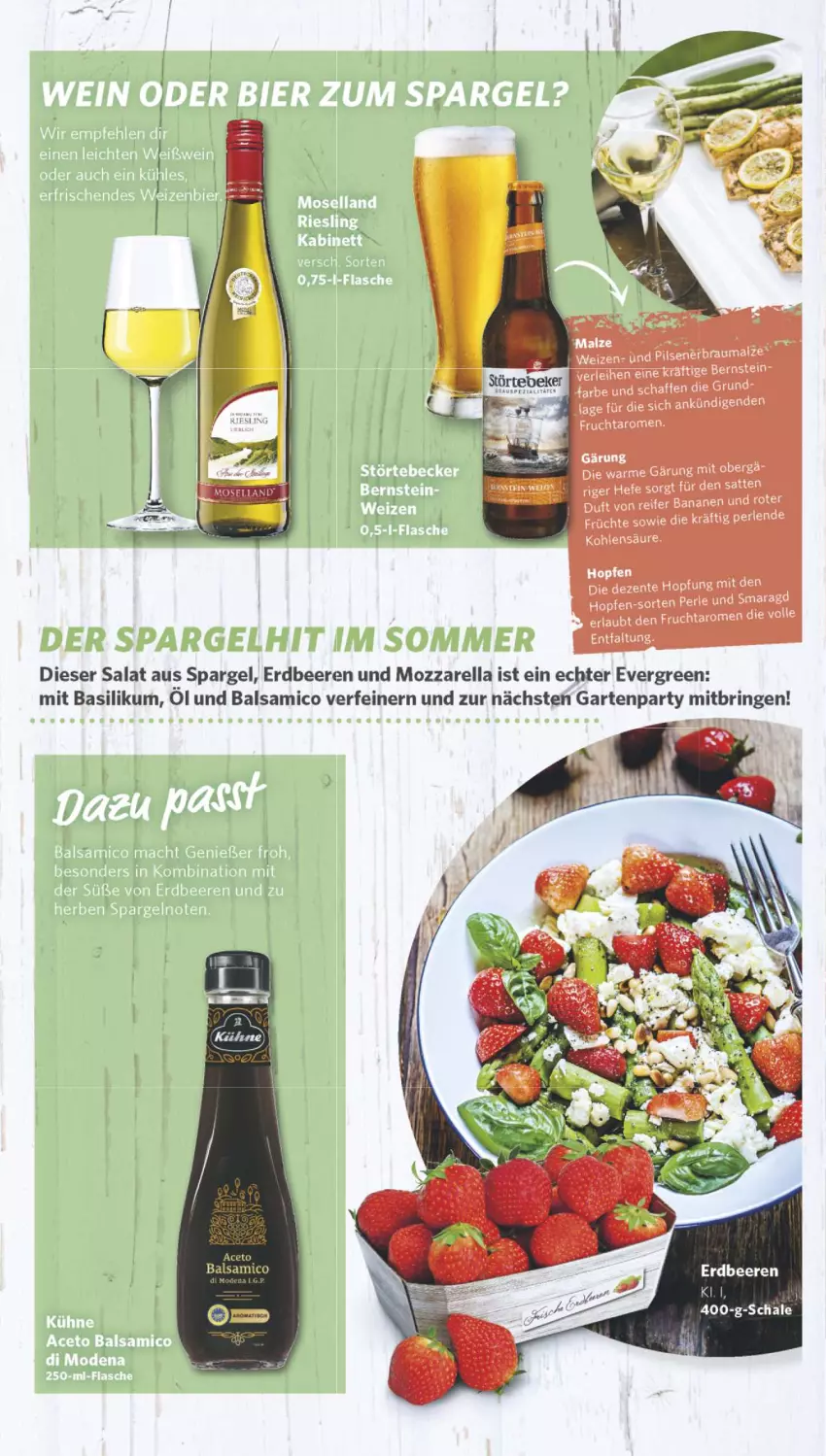 Aktueller Prospekt Combi - Prospekte - von 13.05 bis 18.05.2024 - strona 3 - produkty: balsam, balsamico, basilikum, Bau, beere, beeren, eier, erdbeere, erdbeeren, Garten, mozzarella, rel, ring, salat, Schal, Schale, spargel