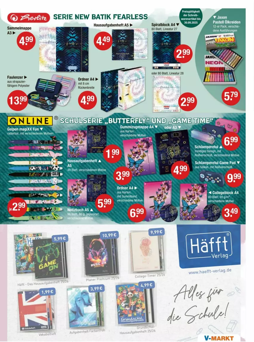 Aktueller Prospekt Vmarkt - Prospekte - von 11.09 bis 17.09.2025 - strona 21 - produkty: Brei, eis, ente, Lampe, ordner, reis, Ti