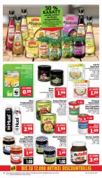 Gazetka promocyjna Marktkauf - Prospekt - Gazetka - ważna od 31.08 do 31.08.2024 - strona 18 - produkty: ACC, aktionspreis, basmati, chili, curry, deka, discount, eintopf, eis, erasco, ferrero, flasche, gin, Käse, konfitüre, landliebe, mac, meerrettich, natur, natur-reis, nuss, nutella, reis, reis-fit, Rettich, sauce, schamel, senf, tee, Ti, topf, Wild, zentis, ZTE, zucker