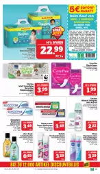 Gazetka promocyjna Marktkauf - Prospekt - Gazetka - ważna od 31.08 do 31.08.2024 - strona 23 - produkty: body, carefree, Clin, coupon, coupons, creme, deka, deo, deospray, dusche, eis, elkos, erde, flasche, garnier, gin, haarspray, Haftcreme, LG, natur, nivea, pampers, papier, reis, roll-on, Roller, schaumfestiger, sensodyne, shampoo, slip, slipeinlagen, sofortrabatt, tee, Ti, toilettenpapier, Trockenshampoo, windeln, zahncreme, ZTE